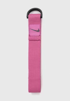 Nike curea de yoga culoarea roz imagine