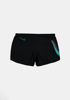 Nike Kids costum de baie copii culoarea negru, NESSE074 imagine