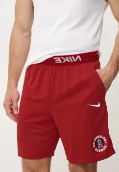 Nike pantaloni scurti de antrenament Los Angeles Angels culoarea rosu, 015E-163N-ANG-RLY imagine