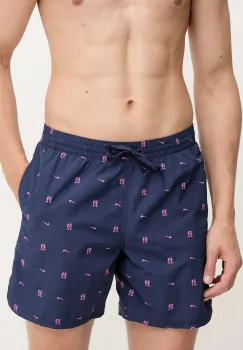 Nike pantaloni scurti de baie culoarea bleumarin, NESSF518 imagine