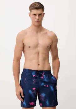 Nike pantaloni scurti de baie culoarea bleumarin, NESSF563 imagine