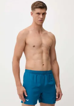Nike pantaloni scurti de baie culoarea galben, NESSF560 imagine