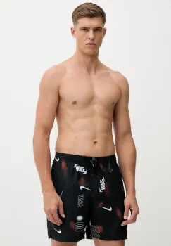 Nike pantaloni scurti de baie culoarea negru, NESSF563 imagine