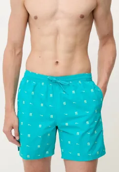 Nike pantaloni scurti de baie culoarea turcoaz, NESSF518 imagine