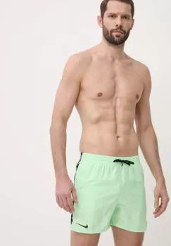 Nike pantaloni scurti de baie culoarea verde imagine