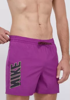 Nike pantaloni scurti de baie Volley culoarea violet imagine
