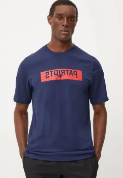 Nike tricou de antrenament New England Patriots culoarea albastru marin, cu imprimeu, 02FF-41S-8K-B73 imagine