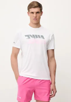 Nike tricou de inot culoarea alb, NESSF473 imagine