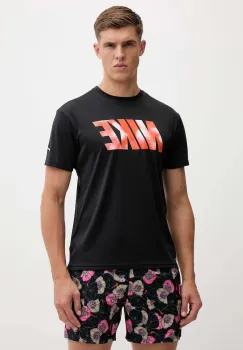 Nike tricou de inot culoarea negru, NESSF569 imagine