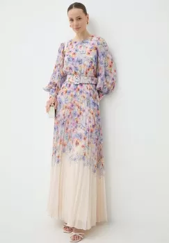 Nissa rochie maxi, evazati, RC14956 imagine