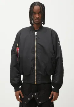 No Problemo geaca bomber cu doua fete Alpha Industries No War MA-1 imagine