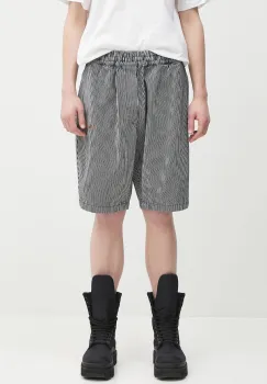 No Problemo pantaloni scurti din bumbac Mini Problemo Work Short - Denim imagine