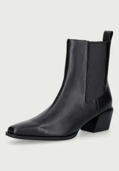 Nokwol  botine pentru femei din piele Dusi Black Leather imagine