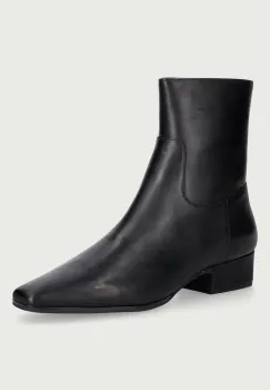 Nokwol  botine pentru femei din piele Dusty Black Leather imagine