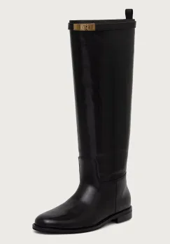 Nokwol  cizme pentru femei din piele Vera Black Leather imagine