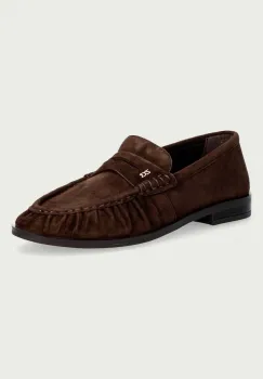 Nokwol  mocasini pentru femei din piele intoarsa Haven Chocolate Suede imagine