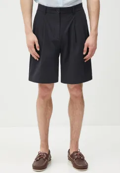 Norse Projects pantaloni scurti Benn Travel Light Shorts culoarea bleumarin, N35.0622.7004 imagine