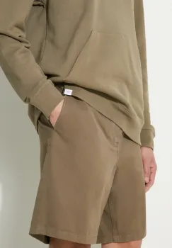 Norse Projects pantaloni scurti din bumbac Aros Regular Organic culoarea verde, N35.0597.8076 imagine
