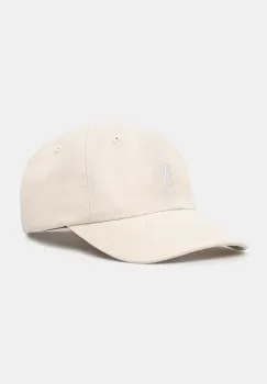 Norse Projects sapca de baseball din bumbac Twill Sports Cap culoarea bej, cu imprimeu, N80.0001.0203 imagine