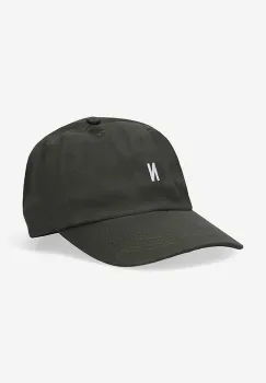 Norse Projects sapca de baseball din bumbac Twill Sports Cap culoarea verde, uni N80.0001.8109 imagine