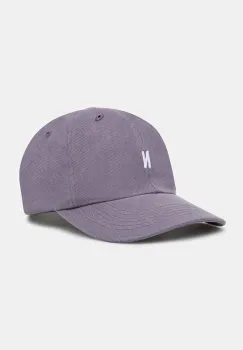 Norse Projects sapca de baseball din bumbac Twill Sports Cap culoarea violet, cu imprimeu, N80.0001.6018 imagine