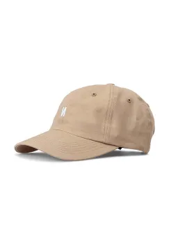 Norse Projects sapca din bumbac Twill Sports Cap culoarea bej, cu imprimeu, N80-0001 0966 imagine