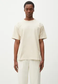 Norse Projects tricou din bumbac Simon Heavy T-shirt barbati, culoarea bej, neted, N01.0687.2064 imagine