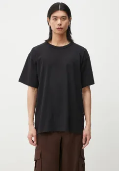 Norse Projects tricou din bumbac Simon Heavy T-shirt barbati, culoarea negru, uni, N01.0687.9999 imagine