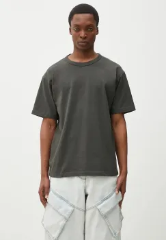 Norse Projects tricou din bumbac Simon Heavy T-shirt barbati, culoarea verde, uni, N01.0687.8131 imagine