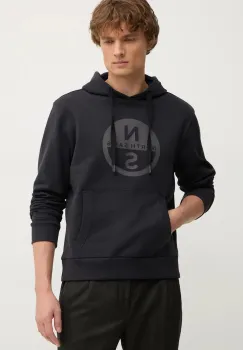 North Sails bluza barbati, cu gluga, cu imprimeu, 691258 imagine