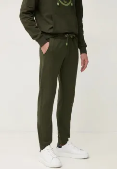North Sails pantaloni de bumbac pentru copii culoarea verde, neted, 673115 imagine