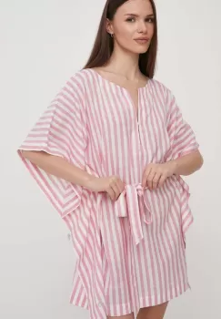 North Sails rochie culoarea roz, mini, oversize, 065391 imagine