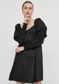 Notes du Nord rochie Fawn culoarea negru, mini, drept imagine