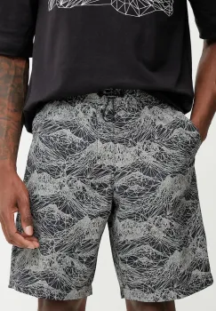 Oakley pantaloni scurti culoarea gri, FOA406856 imagine