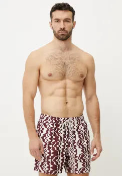 OAS pantaloni scurti de baie culoarea bordo, 5001 imagine