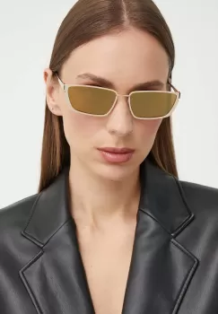 Off-White ochelari de soare femei, culoarea bej, OERI119_567676 imagine