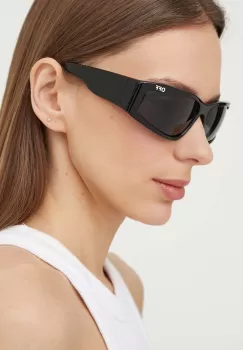 Off-White ochelari de soare femei, culoarea negru, OERI118_641007 imagine