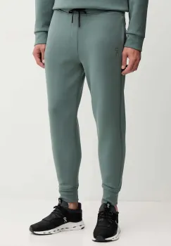 ON running pantaloni de trening Focus Tech culoarea verde, uni, 1MF30320153 imagine