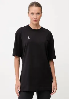 ON running tricou din bumbac Club T culoarea negru, 1WE10060553 imagine