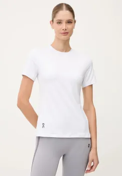 ON running tricou yoga Studio T culoarea alb, 1WF12460069 imagine