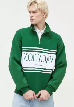 On Vacation bluza barbati, culoarea verde, modelator imagine