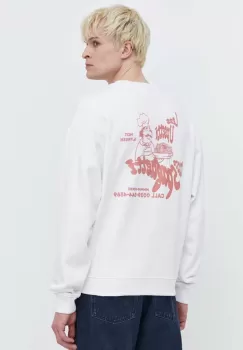 On Vacation bluza Less Upsetti culoarea alb, cu imprimeu, OVC S31 imagine