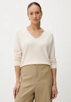 OUI pulover culoarea bej, 93708 imagine