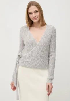 OUI pulover femei, culoarea gri, 91106 imagine