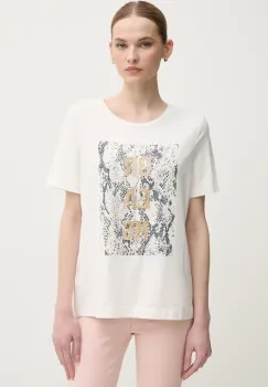 OUI tricou femei, culoarea alb, 92642 imagine