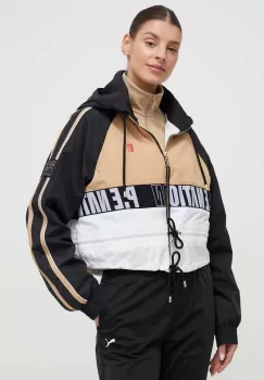 P.E Nation geaca femei, culoarea bej, de tranzitie, oversize imagine