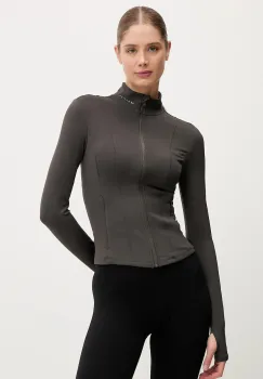 P.E Nation hanorac de antrenament Breakthrough culoarea negru, uni, 243J297 imagine