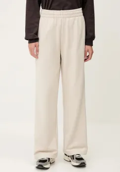 P.E Nation pantaloni de trening din bumbac Adventure culoarea bej, uni, 243P408 imagine