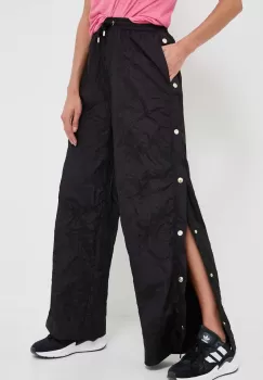 P.E Nation pantaloni femei, culoarea negru, neted imagine