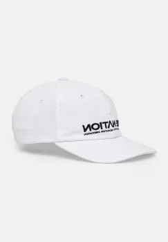 P.E Nation sapca de baseball din bumbac Homage Cap culoarea alb, cu imprimeu, 243A417 imagine